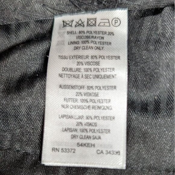 French Connection Pants Black Dress Business Formal Slim Mens Size 30x30 - Picture 5 of 11